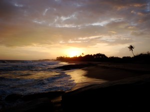 Indian Ocean sunset at Turtle Bay