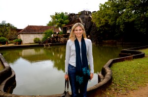 In front of the Old Shrine