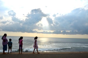 sunset, Galle Face Green, Colombo